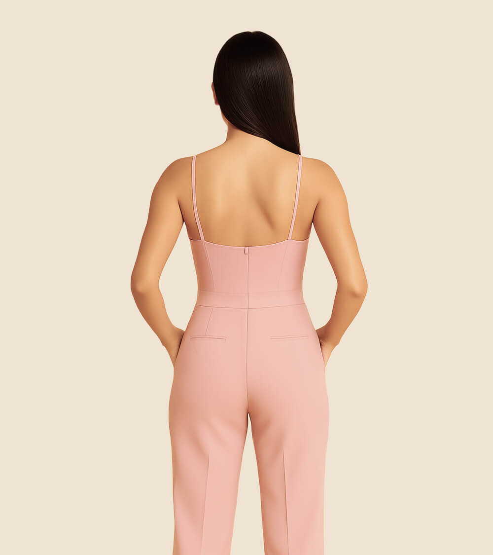 V-Neck Jumpsuit